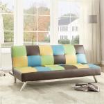 Buy cheap Colorful Fold Up Sleeping Sofa Bed Office , Living Room Hideaway Bed Couch 22kg from wholesalers