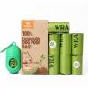 Buy cheap 100% Biodegradable Dog Waste Bags Refill Rolls With Dispenser Customization Support from wholesalers