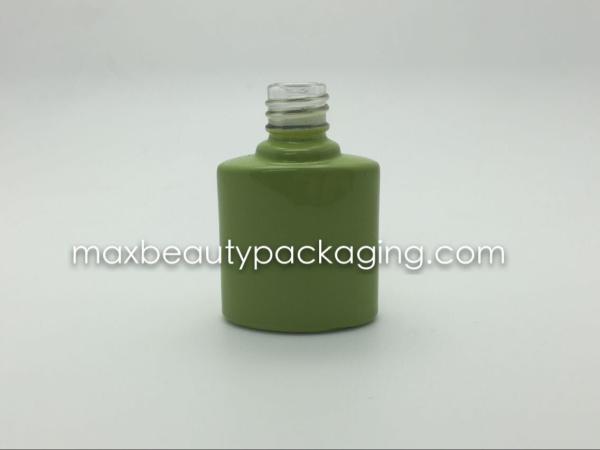 Buy cheap special powder coating gel polish bottle double coating gel polish bottle nail polish packaging cap and flat brush from wholesalers