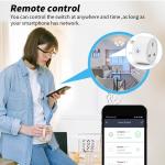 WIFI UK Power Socket Plug Aleax Timing Tuya Zigbee Wall Socket