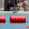Buy cheap HDPE pipe floater warning floating barrier line from wholesalers