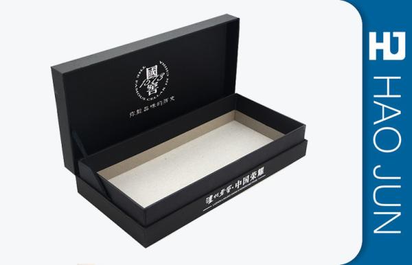 Buy cheap Promotional Black Wine Glass Gift Box With Lids Luxury Packaging Boxes from wholesalers
