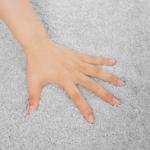 Latex Backing Non Shedding Tufted Bath Mats Oval Shaped Environmental