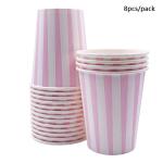 Pink And Gold Girls Elegant Fancy Girls Easter Disposable Party Tableware