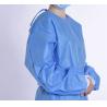 Buy cheap Blue Color Disposable Non Woven Medical SMS Sterile Surgical Isolation Gown Medical Materials & Accessories from wholesalers