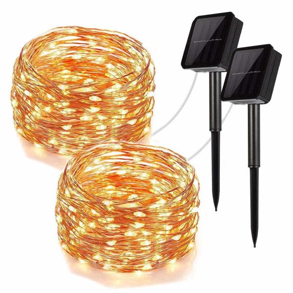 Buy cheap Solar String Lights Outdoor, Waterproof Copper Wire Solar Fairy Lights for Tree Garden Xmas Party Wedding from wholesalers