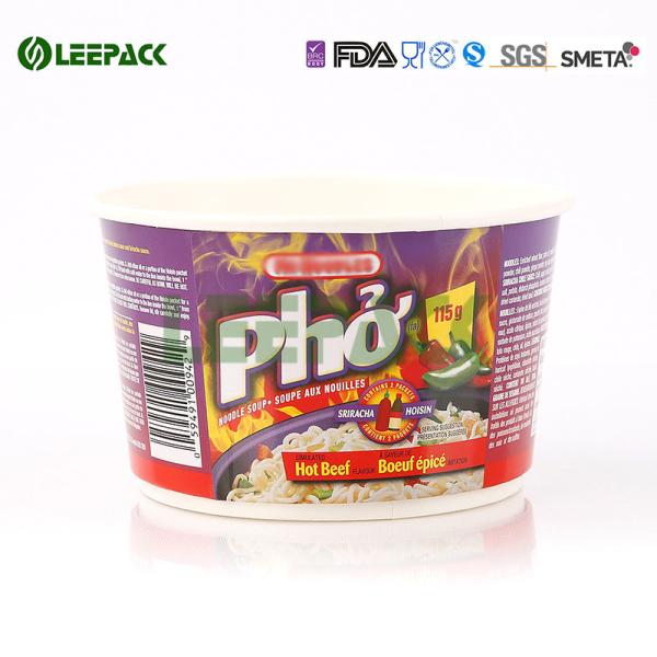 White Blank colorful eco friendly disposable bowls For Food / Snack / Hot Soup