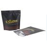 Buy cheap 250G Black Creative Coffee Packaging Bags / Coffee Bean Pouches OPP + AL + PE from wholesalers