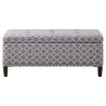 Buy cheap Double fabric tufted folding ottomans home goods wooden ottoman storage ottoman bench from wholesalers
