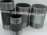 Buy cheap Equal Shape Black Carbon Steel Pipe Nipples 1/2 X Close For Plumbing from wholesalers