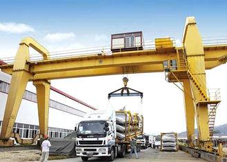 40 50 100 Ton Double Girder Gantry Crane Rail Mounted 18 - 35m Span Optional
