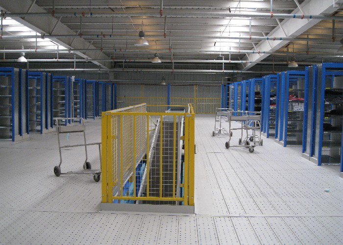 Durable Pallet Rack Mezzanine Systems With Steel Platform Easily Assembling