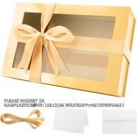 Buy cheap Gold Gift Box For Present Contains Ribbon, Card, Bridesmaid Proposal Box, Extra product
