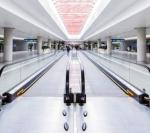6 Degree Indoor Outdoor Moving Walkway AC Drive Flat Escalator In Airport