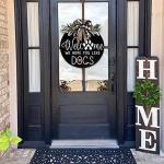 Wooden vintage Home welcome door hanger , Home Garden Decor