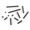 Buy cheap Pin spacing of 2.54mm, copper pin socket for female pins, 1 * 2p, 3 4 5 6 8 20p, single straight pin from wholesalers