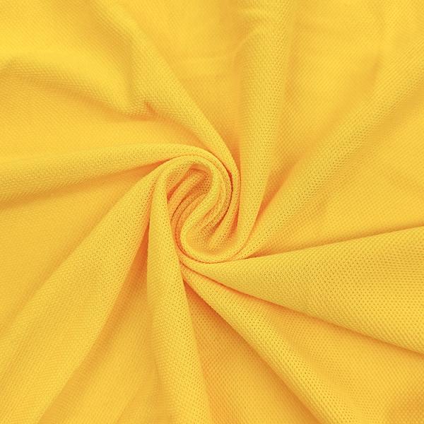 200GSM Solid Spandex Knitted Fabric Polyester Cotton Material TC Pique Fabric for Sportswear