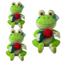 Buy cheap Non - Toxic Stuffed Frog Toy Embroidery Logo Customized Color Soft Feeling product