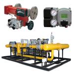 Natural Gas Valve Skid By Masoneilan 35002 Control Valve Type 35 Actuator