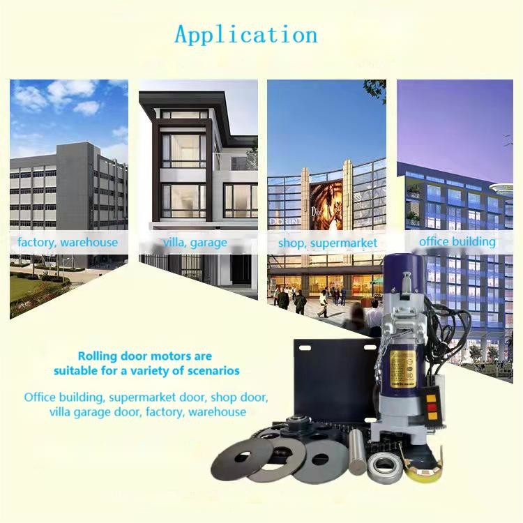 Single Phase 300Kg Rolling Shutter Motor Ac 220V Home Use