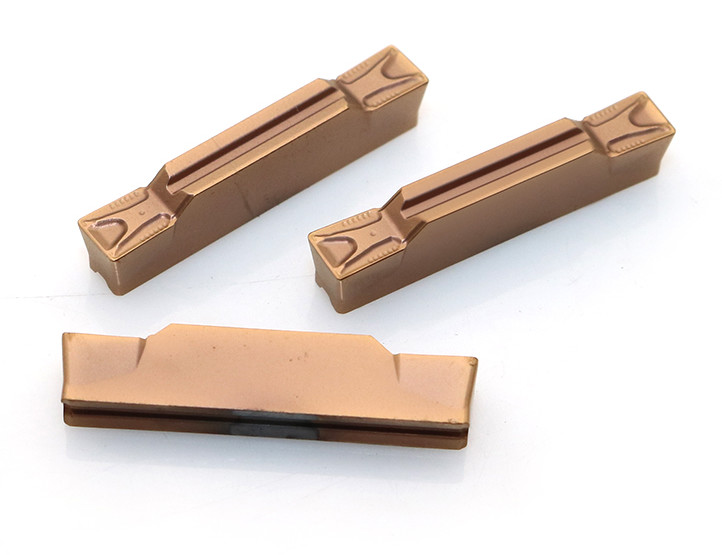 PVD CVD Coated Parting And Grooving Inserts N123H2-0400-TM Chip Breaker