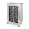 Buy cheap Double Row Medical Record Cabinet Clip Cart Thick 760 * 580 * 1000mm Size from wholesalers