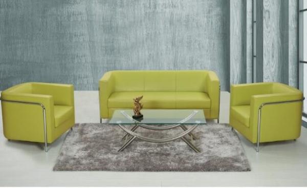 Buy cheap Modern PU leather China reception office sofa from wholesalers