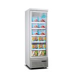 Fan Cooling Single Door Display Freezer , Auto Defrost Upright Freezer