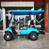Buy cheap 50mph Blue Golf Cart 4 Passenger All Terrain OEM Sale Price With 12 Inch Tires from wholesalers