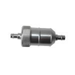 Silver Color High Performance Fuel Filter , Aluminium Alloy Go Kart Fuel Filter
