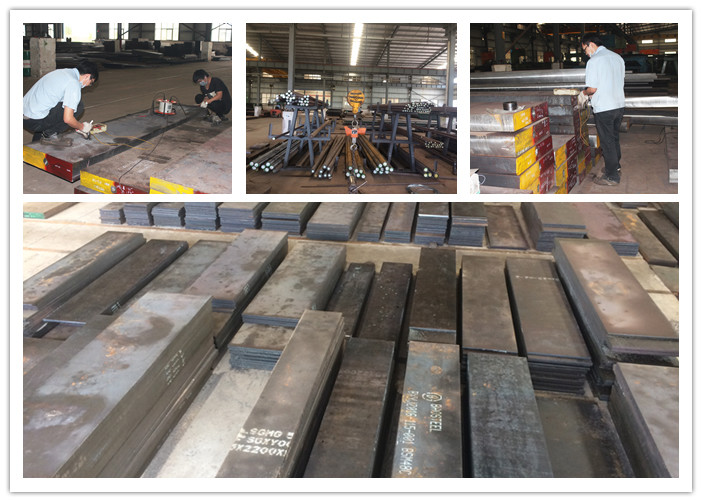 High Isotropy Hot Rolled Steel Bar SKD61 / 4Cr5MoSiV1 Flat Bar 51 - 55HRC Hardness