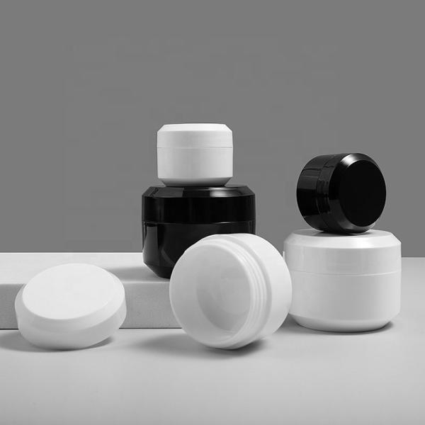 Buy cheap Large Stocks 5g 8g 15g 30g Plastic Cosmetic Jars With Line Cream Jars Customized from wholesalers
