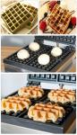 220V/50Hz Timer 0-10 Minutes Square Belgian Waffle Machine Electric Snack Waffle