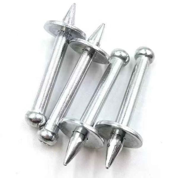Buy cheap Construction Shooting Nails Silver 3.7mm*60mm NK HDD Galvanized Nails from wholesalers