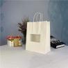 Buy cheap Christmas Paper Gift Bags With Clear PVC Window from wholesalers