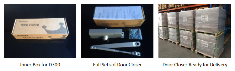 Residential UL Door Closer Cast Aluminum Alloy Applicable Weight 40 - 65kg