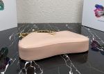Pink Single Shoulder 25.5x15.5x4cm Underarm Chain Bag Big Capicity For Women