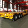 Buy cheap 3 Axle Front Loading RGN CIMC 60T Low Bed Semi Trailer from wholesalers