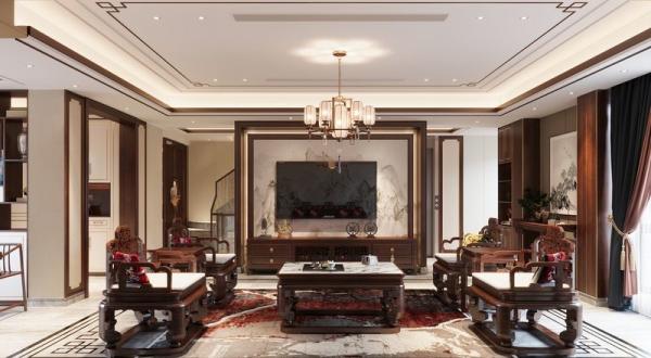 Buy cheap Timeless Elegant Stainless Steel TV Cabinet Solution New Chinese Style from wholesalers