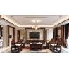 Buy cheap Timeless Elegant Stainless Steel TV Cabinet Solution New Chinese Style from wholesalers