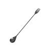 Buy cheap DIY Twisted Cocktail Stirring Spoon Stainless Steel 30cm Black Plated from wholesalers