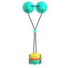Buy cheap A Style Reinforced Sucker Rope Ball Dog Toy Bright Yellow Lake Blue from wholesalers