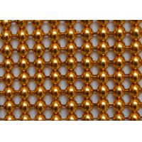 Buy cheap Decoration Facade 2mm Metallic Sequin Cloth PVD Aluminum Mesh Fabric product