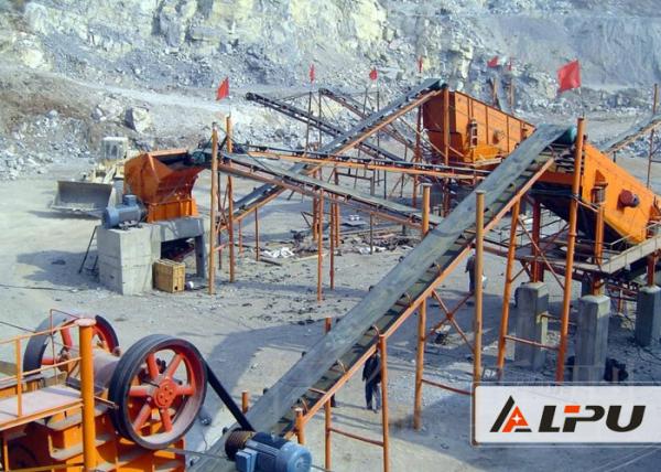 Buy cheap 50TPH Asphaltic Cement / Limestone / Stone Crushing Plant Easy Maintenance from wholesalers