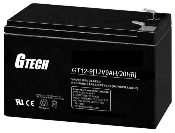 12V Rechargeable Valve Regulated Lead Acid Battery for Solar System 9Ah Capacity