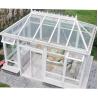 Buy cheap Low E Glass Sunroom Customized Size Prefabricated Aluminium Conservatory Sunroom Clear Gray Green Frosted Glass Roof Sunroom from wholesalers