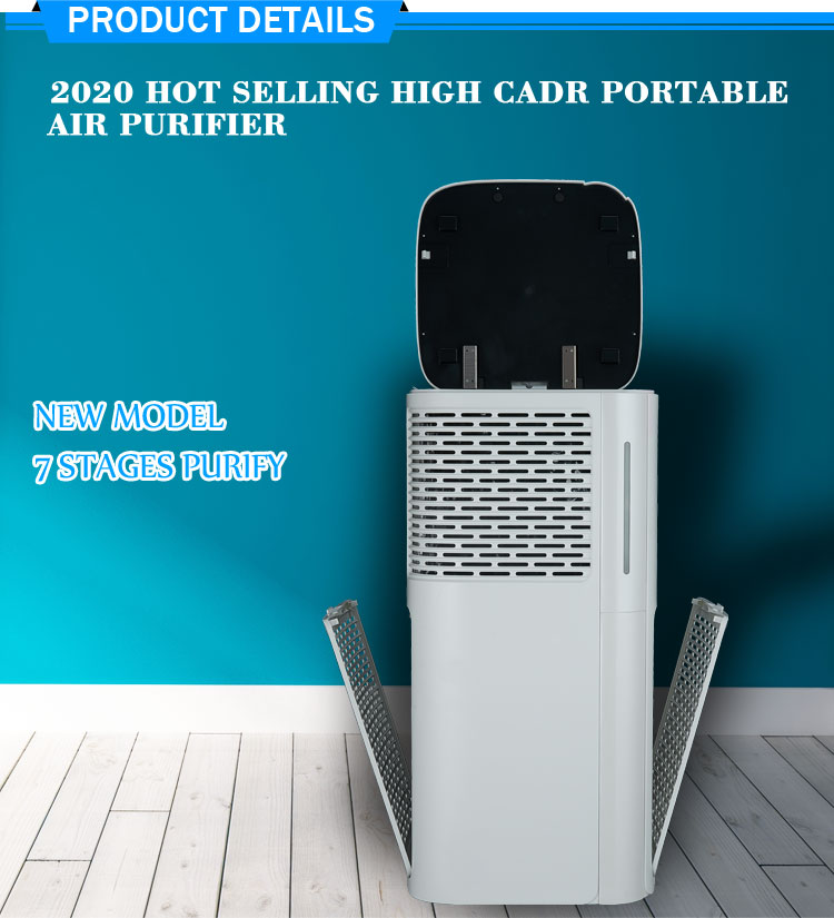 Homefish OEM Luftreiniger UVC Household Auto Large Room Negative Ion Air Purifiers Smoke HEPA Filter Anion HEPA Air Purifier