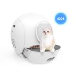 Fully Enclosed Auto Scooping Self Cleaning Cat Toilet UV Disinfection DC12V