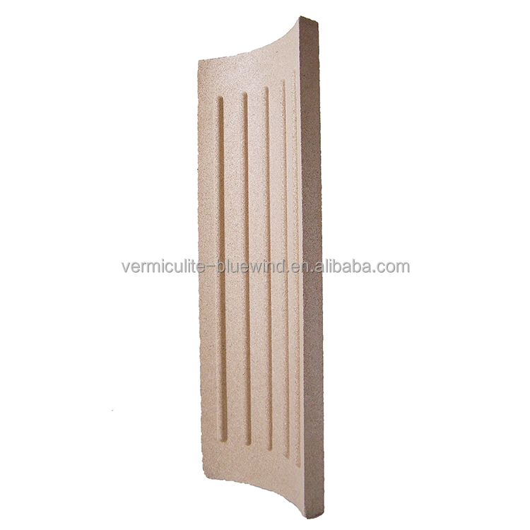 Square Vermiculite Insulation Board Industrial Vermiculite Fireproof Insulation Board
