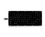 Silicon Industrial Keyboard Compact With Backlight Panel Mount Version